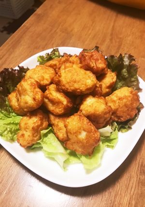 はんぺんと鶏肉のからあげ？ナゲット？-レシピのメイン写真