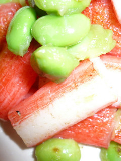 枝豆とカニカマの炒め物-レシピのメイン写真