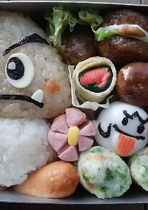 スーパーマリオ☆クリボー☆キャラ弁-レシピのメイン写真