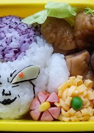 ドラゴンボール☆フリーザー☆キャラ弁-レシピのメイン写真