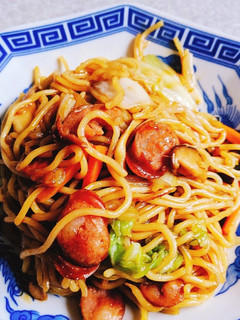 焼きそば。ウインナー入り-レシピのメイン写真