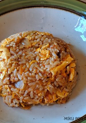 焦がしにんにくのキムチチャーハン-レシピのメイン写真