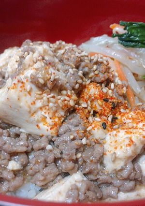 簡単☆和風麻婆丼-レシピのメイン写真
