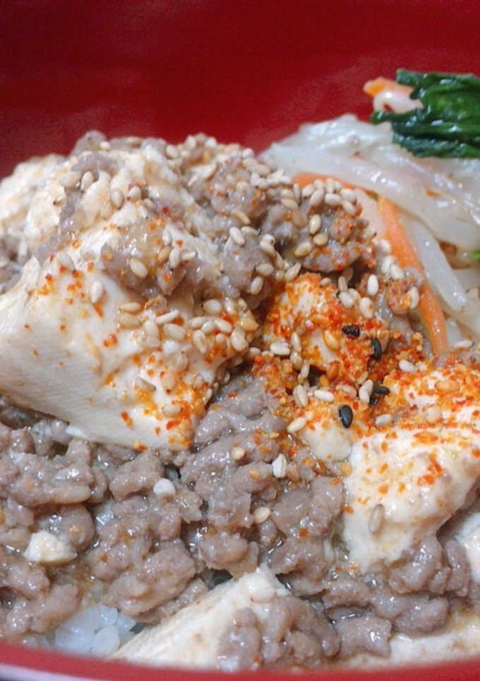 簡単☆和風麻婆丼-レシピのメイン写真