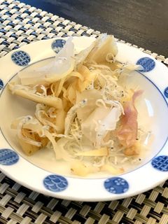 簡単^_^お漬物にジャコと生姜-レシピのメイン写真