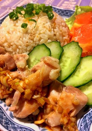 超ぉ簡単 炊飯器で カオマンガイ-レシピのメイン写真