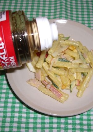 マカロニサラダにコレかけちゃう！-レシピのメイン写真