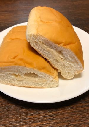 断面キレイ✨菓子パンの切り方-レシピのメイン写真