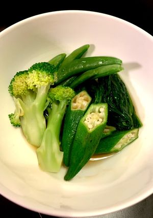 超簡単！茹でるだけ！緑サラダ-レシピのメイン写真