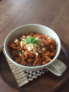 キムチそぼろ丼-レシピのメイン写真