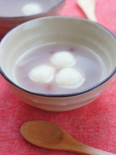 心も体も温まる♪カルピス白玉のおしるこ-レシピのメイン写真