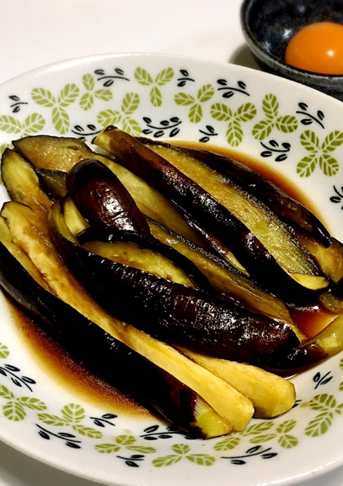 茄子だけのちょっぴり中華なすき焼き風-レシピのメイン写真