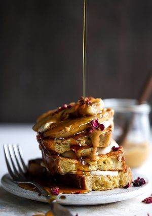 ピーナッツバターのバナナフレンチトースト-レシピのメイン写真