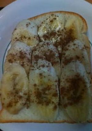 Banana とーすと-レシピのメイン写真