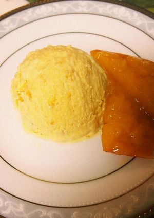 簡単！材料3つマンゴーアイスクリーム♪-レシピのメイン写真