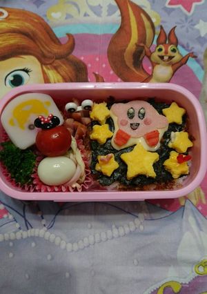 星のカービー キャラ弁-レシピのメイン写真