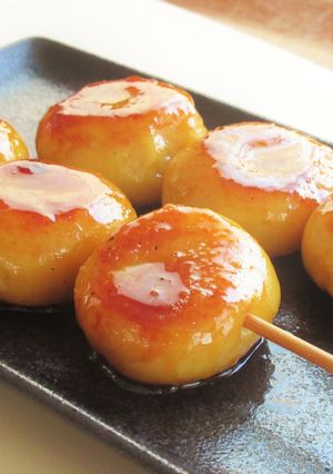 〖 さつまいも餅 バター醤油たれ 〗-レシピのメイン写真