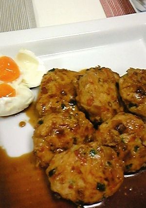 しょうがつくねのヘルシー和風バーグ-レシピのメイン写真