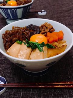 エバラすき焼きのタレですき焼き丼-レシピのメイン写真