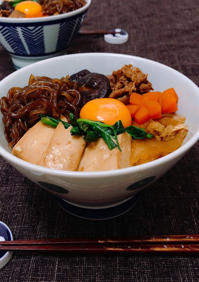 エバラすき焼きのタレですき焼き丼-レシピのメイン写真