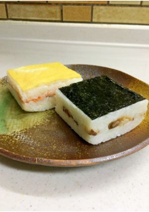 富山のおせ寿司（さばと鮭の押し寿司）-レシピのメイン写真