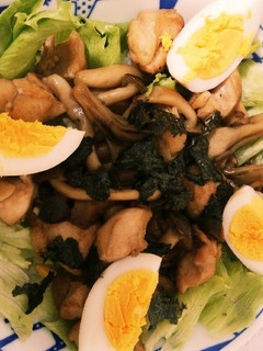 鶏とキノコのおうちカフェ丼~ゆず胡椒風味-レシピのメイン写真