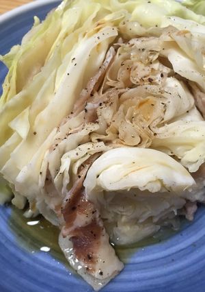 豚バラとキャベツの蒸し物-レシピのメイン写真