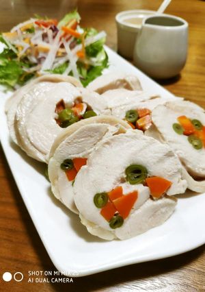 鶏の2色手作りハム-レシピのメイン写真