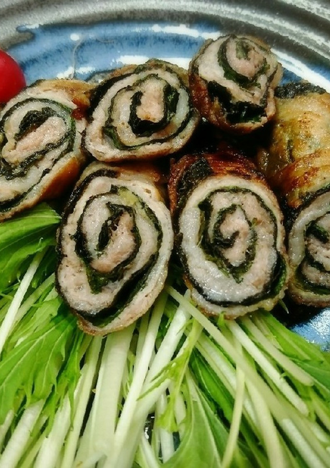旨っ❤️大葉と海苔の肉巻(柚子/わさび)-レシピのメイン写真