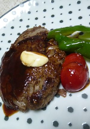 ジューシーハンバーグ-レシピのメイン写真