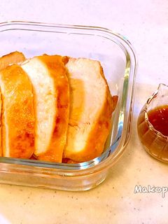 しっとり柔らか♡鶏胸肉の生姜焼き(^^)-レシピのメイン写真