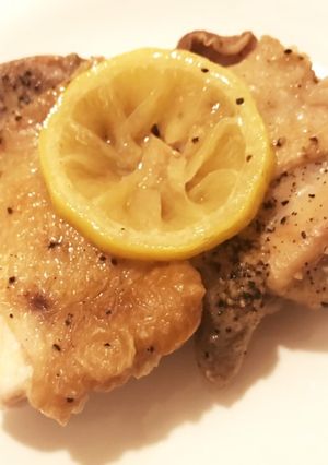 鶏もも肉のレモンチキンソテー-レシピのメイン写真