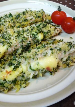 ささ身のダブルチーズパン粉焼き-レシピのメイン写真