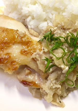 えのきネギだれで食べるチキンステーキ♪-レシピのメイン写真