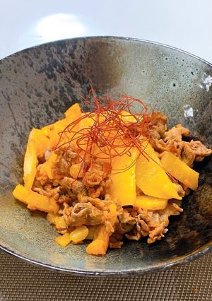 超簡単!牛肉とじゃが芋の韓国風ピリ辛炒め-レシピのメイン写真