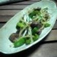 砂肝のにんにく醤油炒め