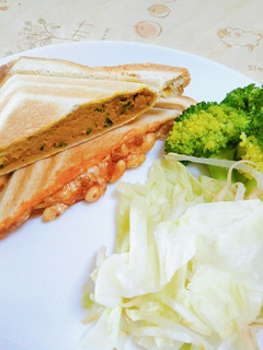 タコス風ホットサンド-レシピのメイン写真