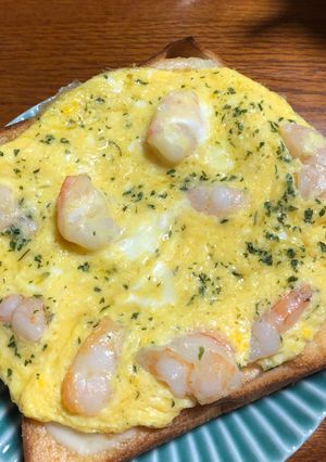 エビ玉明太マヨチーズトースト-レシピのメイン写真