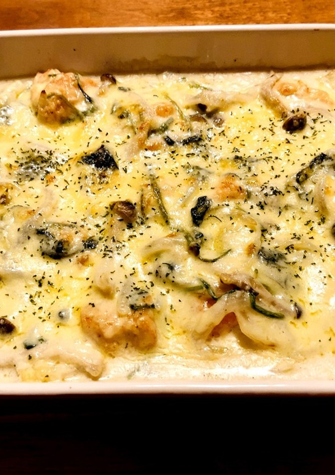 鮭とほうれん草のグラタン-レシピのメイン写真