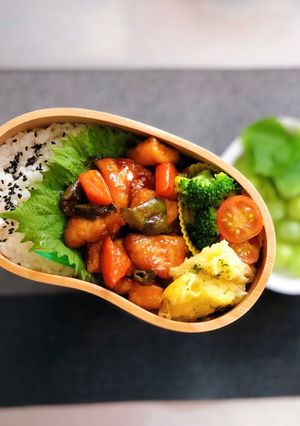 毎日お弁当♪酢豚弁当-レシピのメイン写真