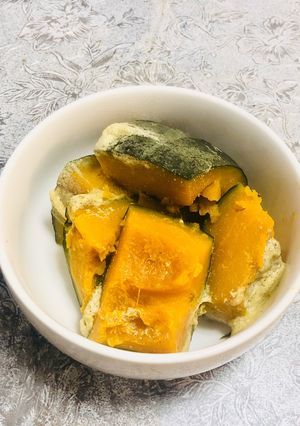ずぼらの簡単かぼちゃの牛乳チーズ煮-レシピのメイン写真