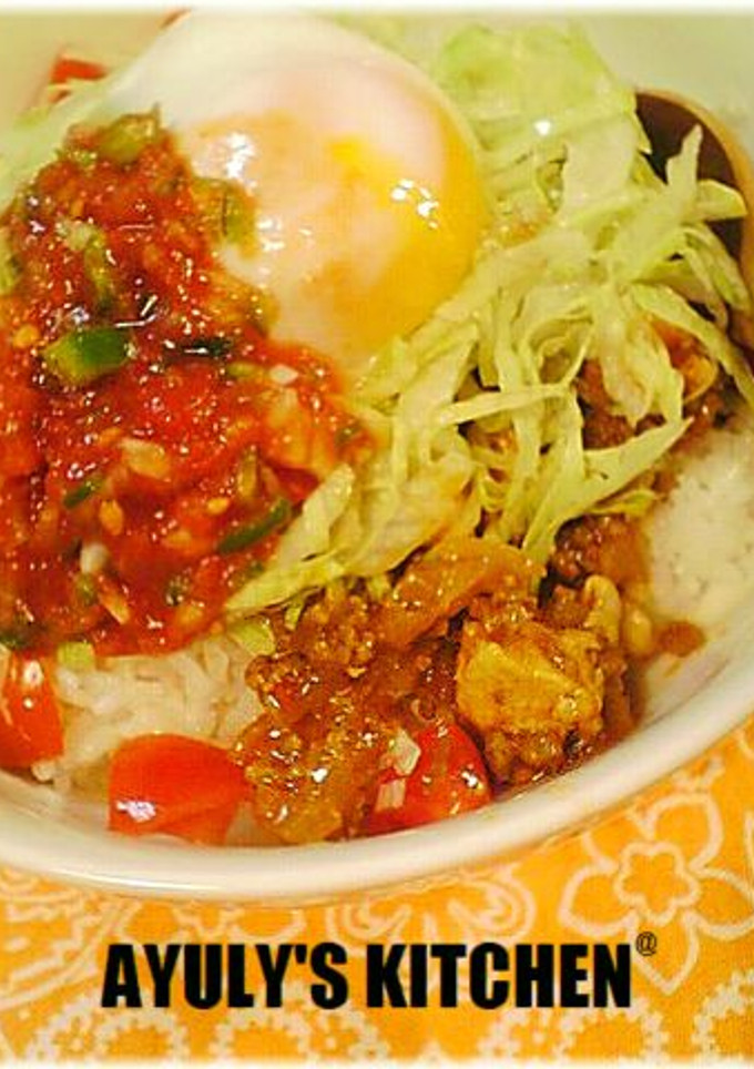 *カフェめし*タコライス＠サルサソース*-レシピのメイン写真