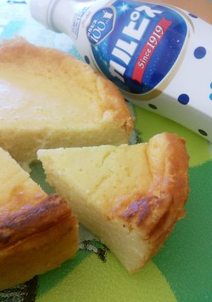 カルピスとピザ用チーズでチーズケーキ-レシピのメイン写真