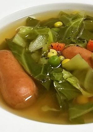 5分で出来る♪簡単☆キャベツスープ-レシピのメイン写真