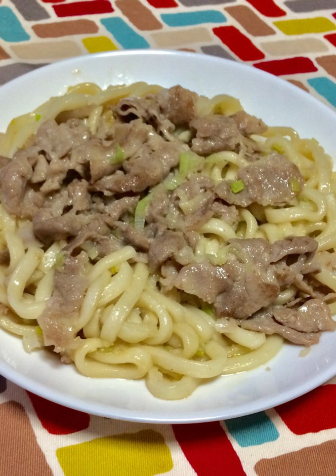 超簡単☆激うま！こく旨！ねぎ塩焼うどん-レシピのメイン写真