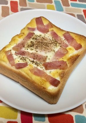 超簡単☆プロントで食べた朝ごぱん-レシピのメイン写真