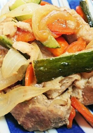 豚肩ロースのベジタリアン甘味噌炒め-レシピのメイン写真