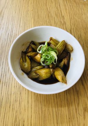 椎茸とセロリのバルサミコソース-レシピのメイン写真