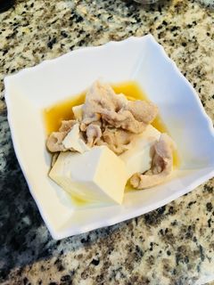 糖質制限レシピ:肉と豆腐のみぞれ煮-レシピのメイン写真