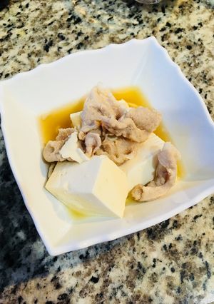 糖質制限レシピ：肉と豆腐のみぞれ煮-レシピのメイン写真